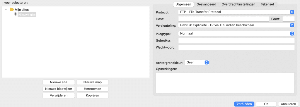 FTP FileZilla LimaWeb
