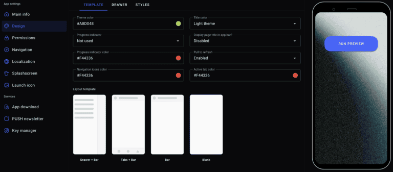 LimaWapp - Interface